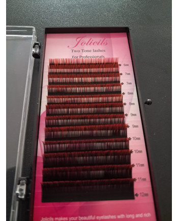 CILS dégradé couleur ROUGE