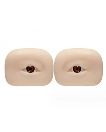 YEUX MARRONS Création Silicone