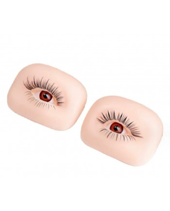 YEUX MARRONS Création Silicone